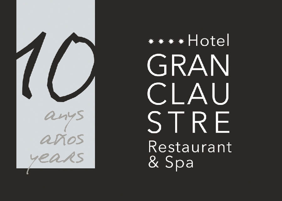 Hotel Gran Claustre. Isotipo 10 Aniversario