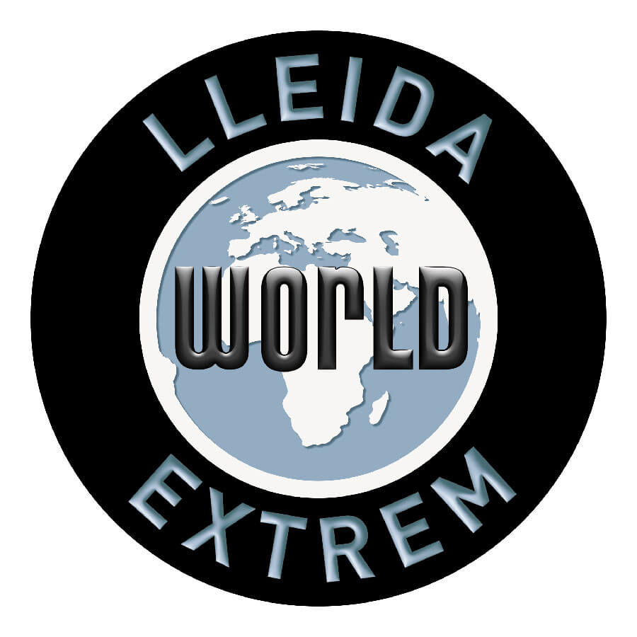 Lleida World Extrem. Imagotipo azul
